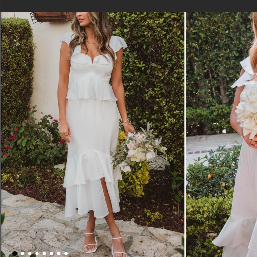 Show Me Your Mumu- White Reese Dress